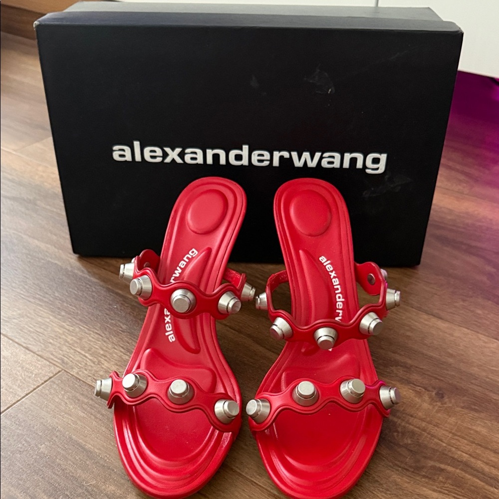 Alexander Wang Bold Red Sandals